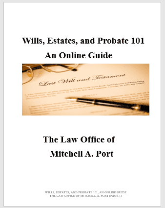 The Law Office of Mitchell A. Port E Book